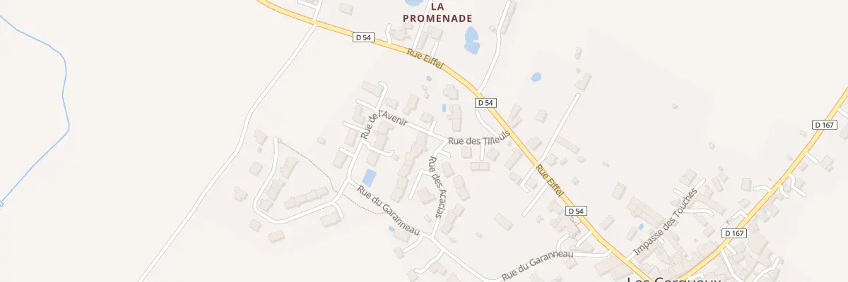 Plan du 2 Rue des Acacias aux Bois d’Anjou