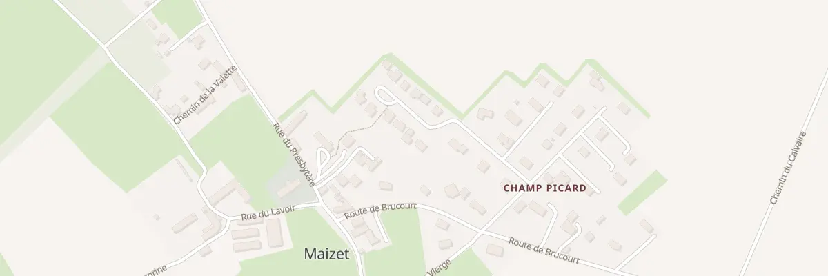 Plan du 7 Imp du Champ Picard à Maizet