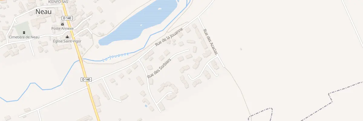 Plan du 8 Rue des Sorbiers à Neau