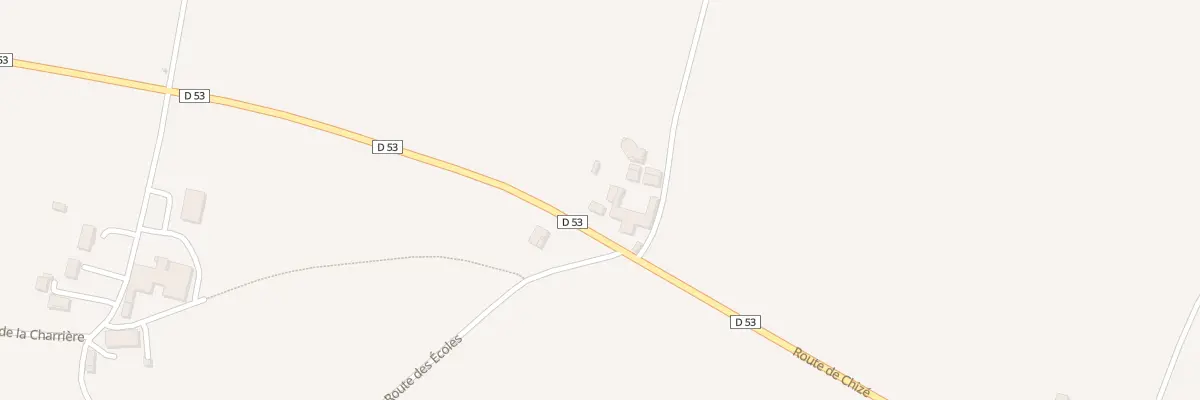 Plan du 107 Rte de Chizé à Plaine-d’Argenson