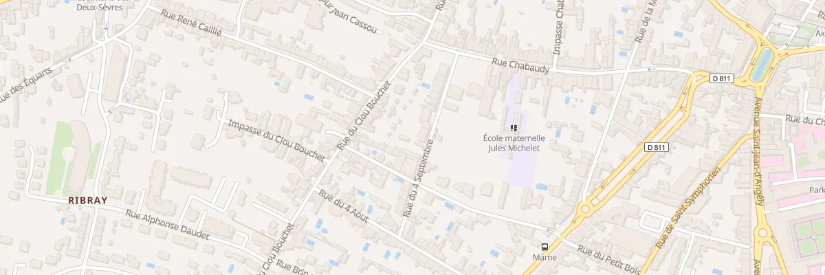Plan du 26 Rue du 4 Septembre à Niort