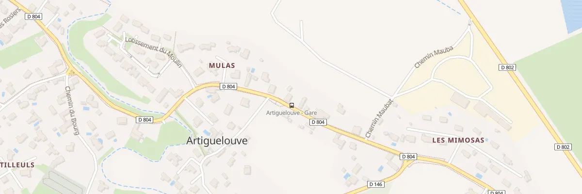 Plan du 700 Av de l’Ancienne Gare à Artiguelouve