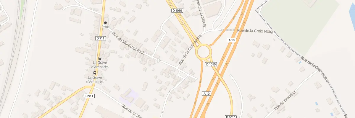 Plan du 28 Rue du Maréchal Foch à Ambarès-et-Lagrave