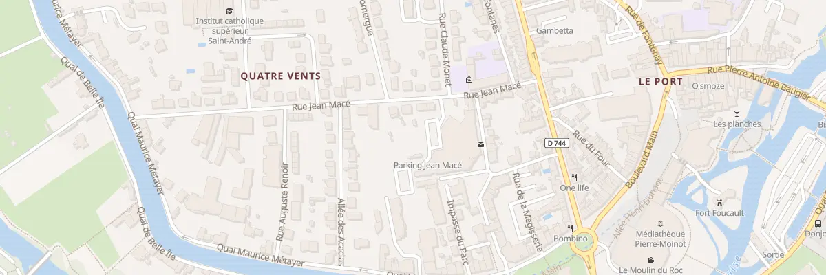Plan du 19 Rue Jean Macé à Niort