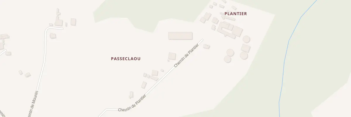 Plan du 605 Che de Plantier à Montgaillard