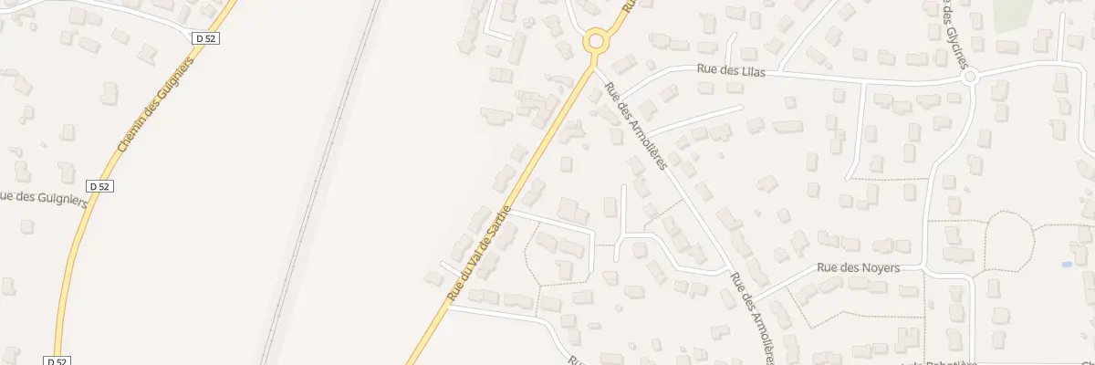 Plan du 49 Rue du Val de Sarthe à Tiercé