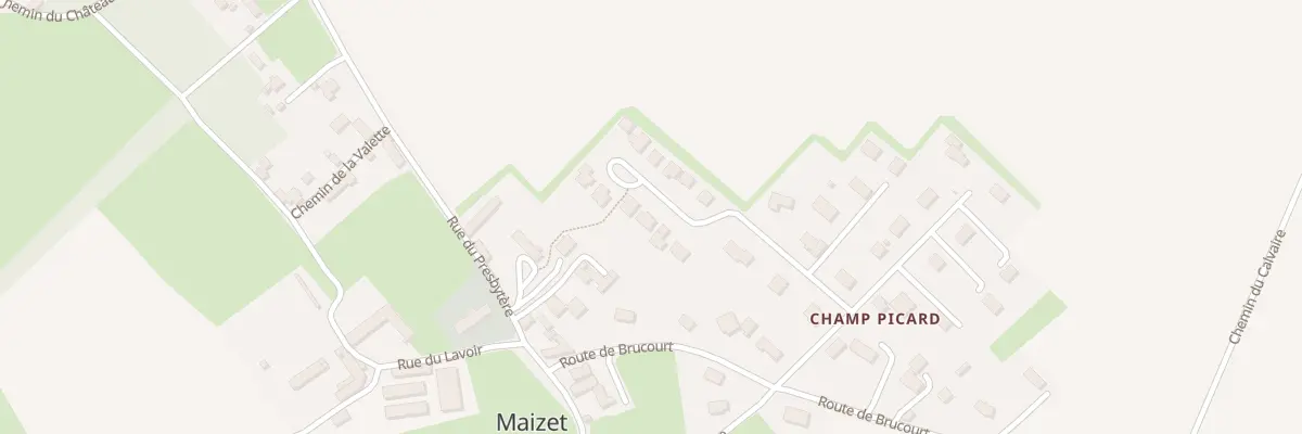 Plan du 9 Imp du Champ Picard à Maizet