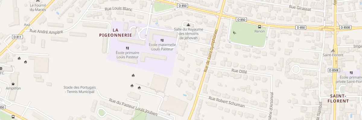 Plan du 152B Rue Saint-symphorien à Niort
