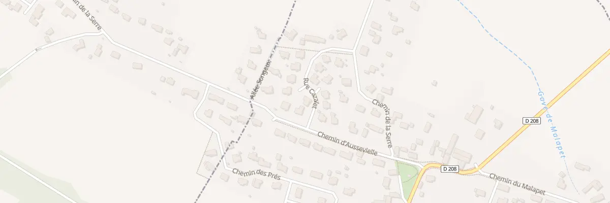 Plan du 3 Rue Cazalet à Poey-de-Lescar