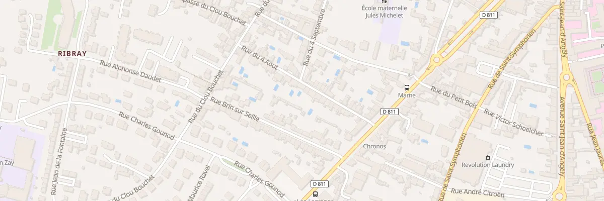 Plan du 19 Rue du 4 Aout à Niort