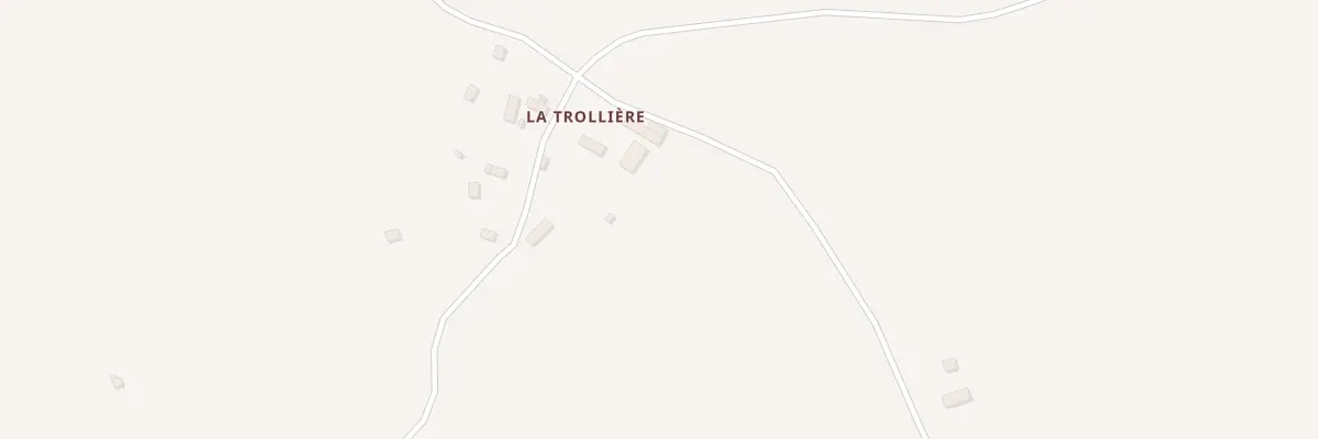 Plan du 1 La Trollière à Berjou