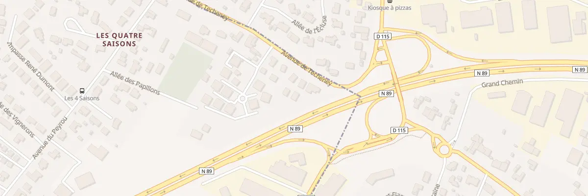 Plan du 5 Av de Techeney à Artigues-près-Bordeaux