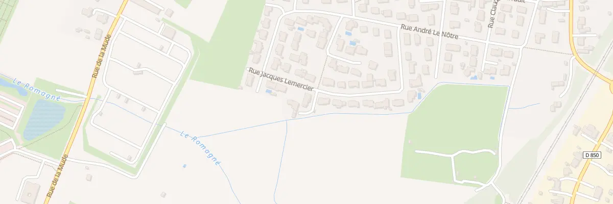 Plan du 23 Rue Jacques Lemercier à Niort