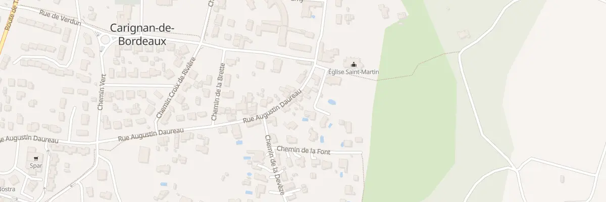 Plan du 64 Rue Augustin Daureau à Carignan-de-Bordeaux