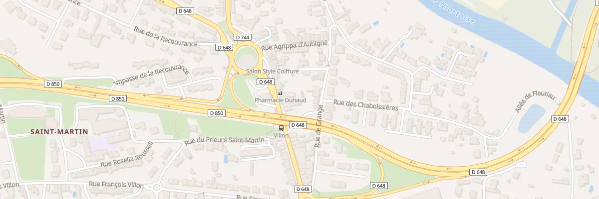 Plan du 146 Av du Mal de Lattre à Niort