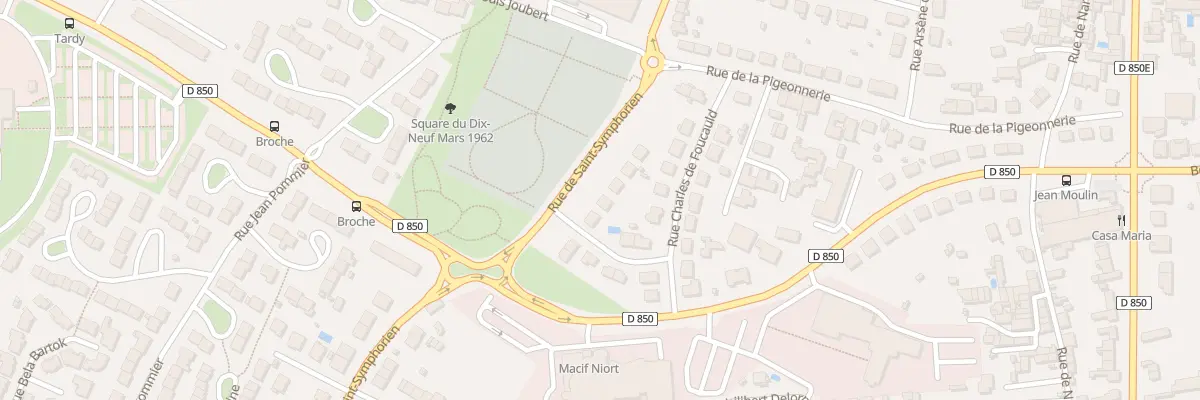 Plan du 145 Rue Saint-symphorien à Niort