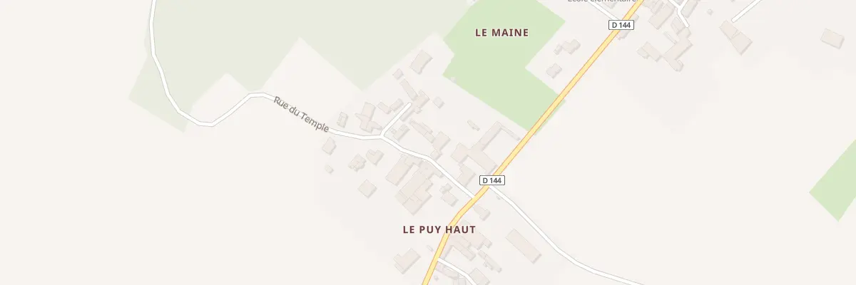 Plan du 8 Rue du Temple à Échebrune