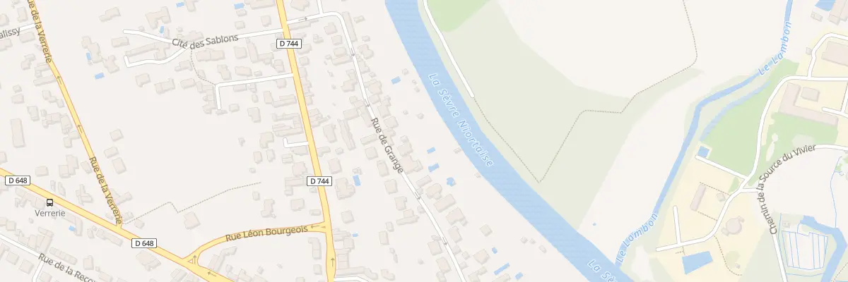 Plan du 82 Rue de Grange à Niort