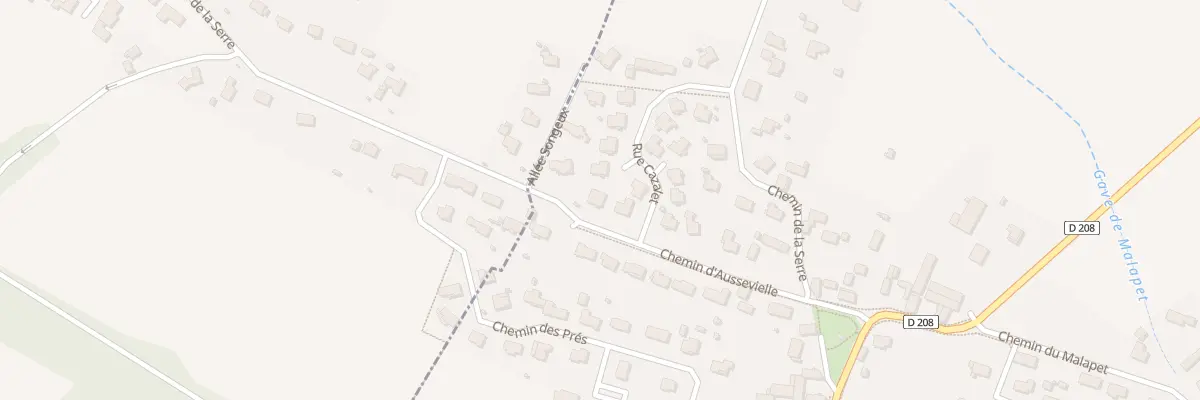 Plan du 5 Rue Cazalet à Poey-de-Lescar