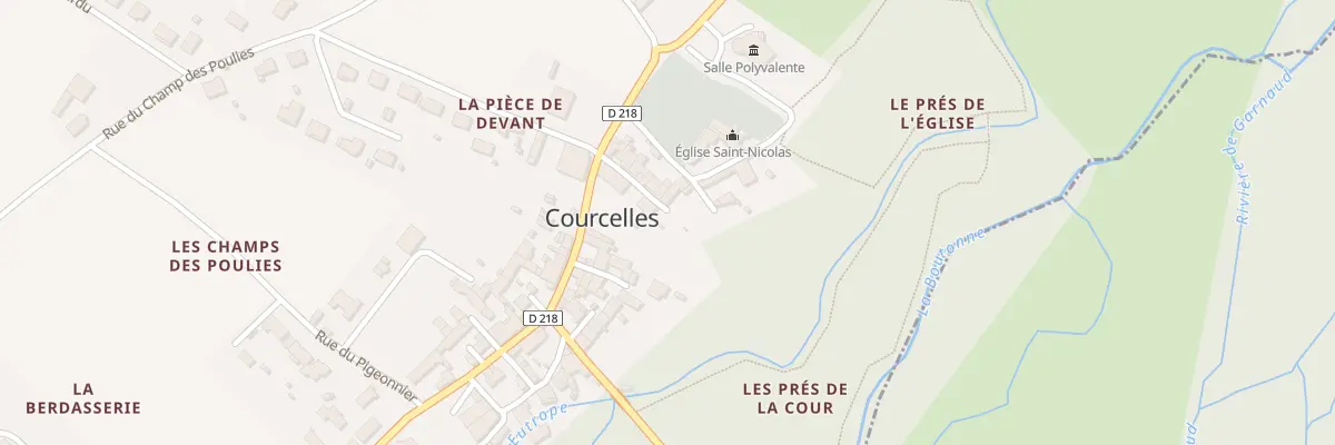 Plan du 4 Imp Saint Nicolas à Courcelles