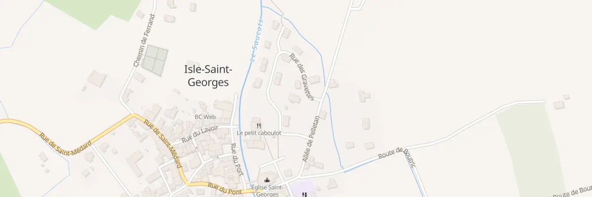 Plan du 22 Lot Communal les Gravettes à Isle-Saint-Georges