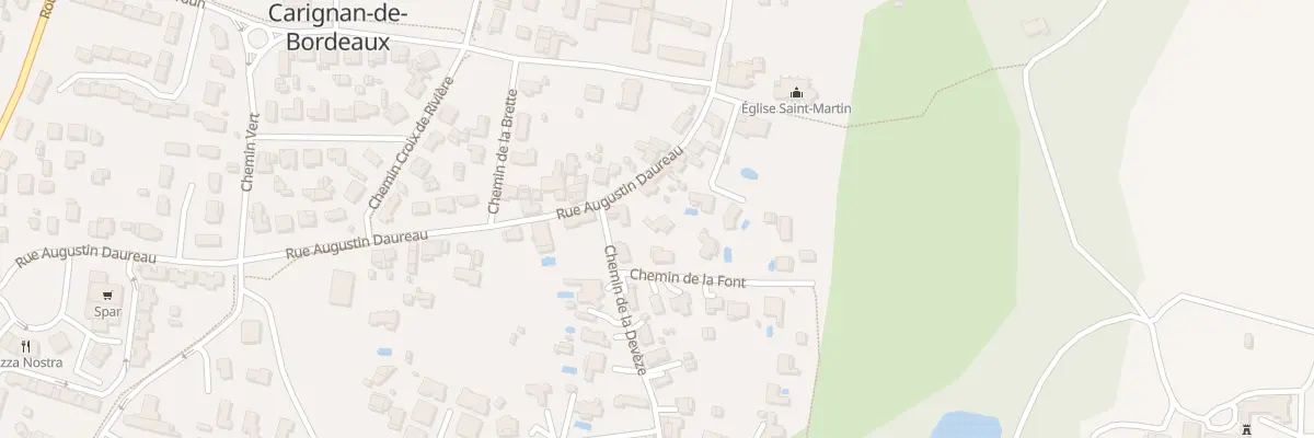 Plan du 58 Rue Augustin Daureau à Carignan-de-Bordeaux