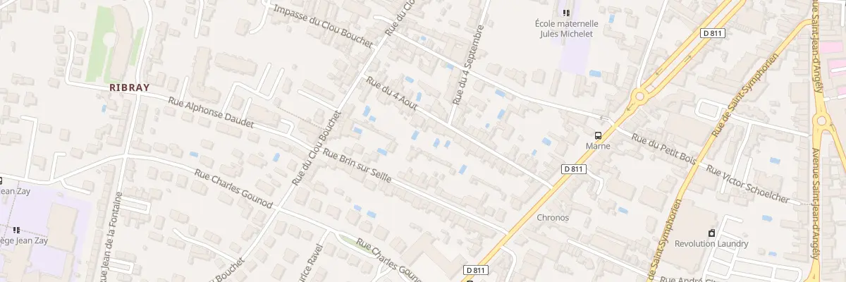 Plan du 23B Rue du 4 Aout à Niort