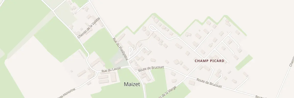 Plan du 2T Rue du Presbytère à Maizet