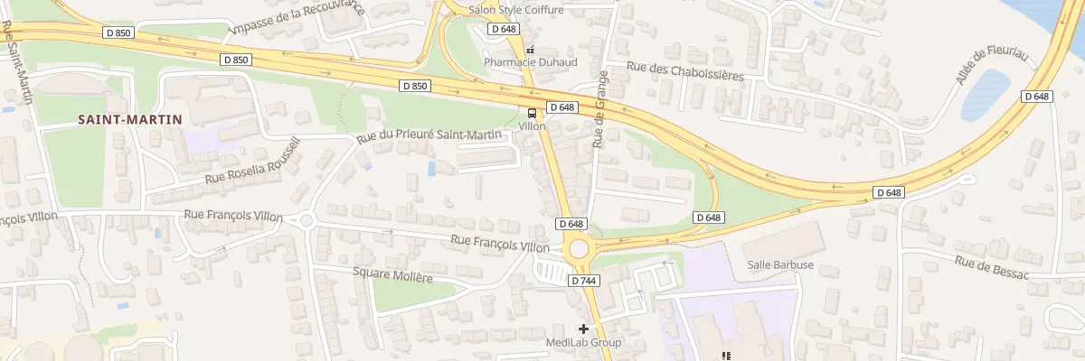 Plan du 109 Av du Mal de Lattre à Niort