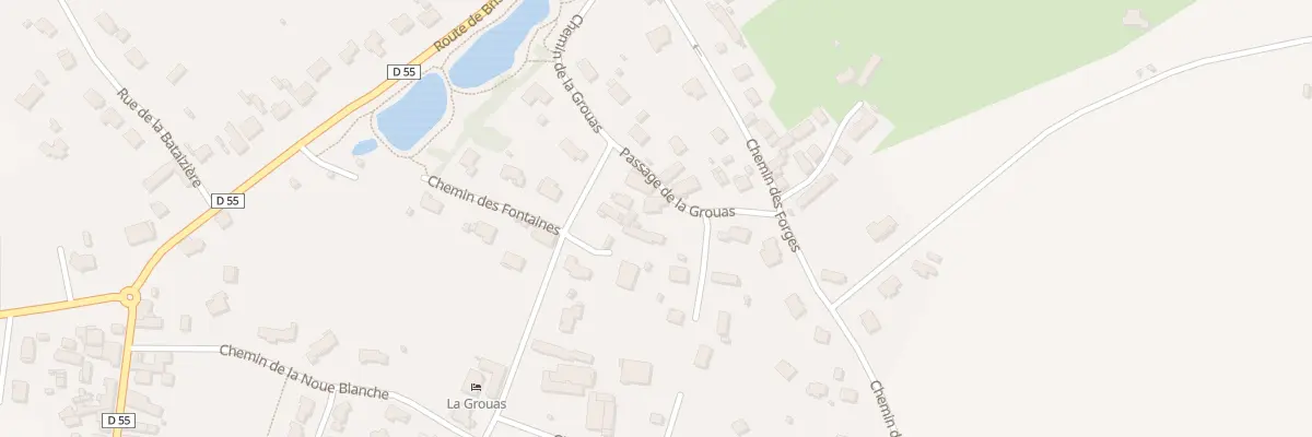 Plan du 1 Pas de la Grouas à Brissac Loire Aubance
