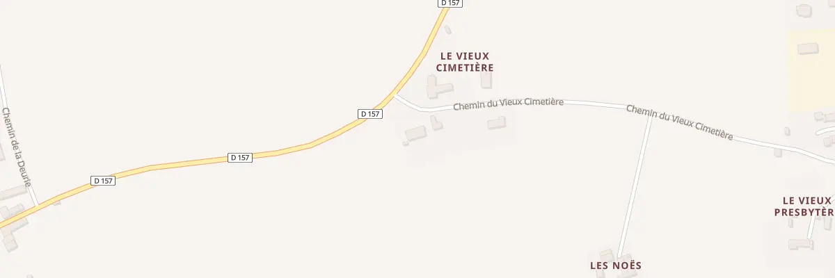 Plan du 3 Che du Vieux Cimetière au Horps