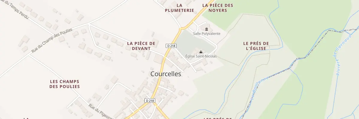 Plan du 3 Imp Saint Nicolas à Courcelles