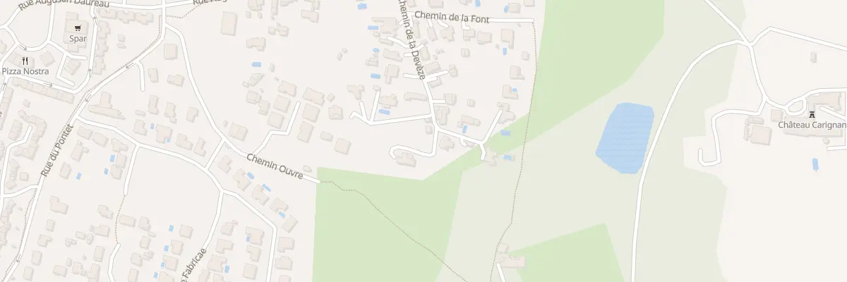 Plan du 16 Che de la Devèze à Carignan-de-Bordeaux