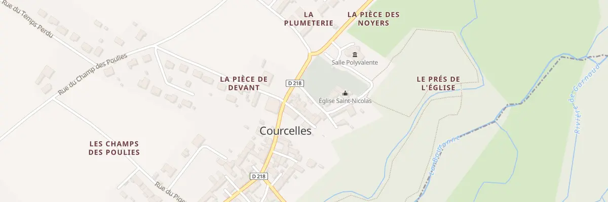 Plan du 2 Imp Saint Nicolas à Courcelles