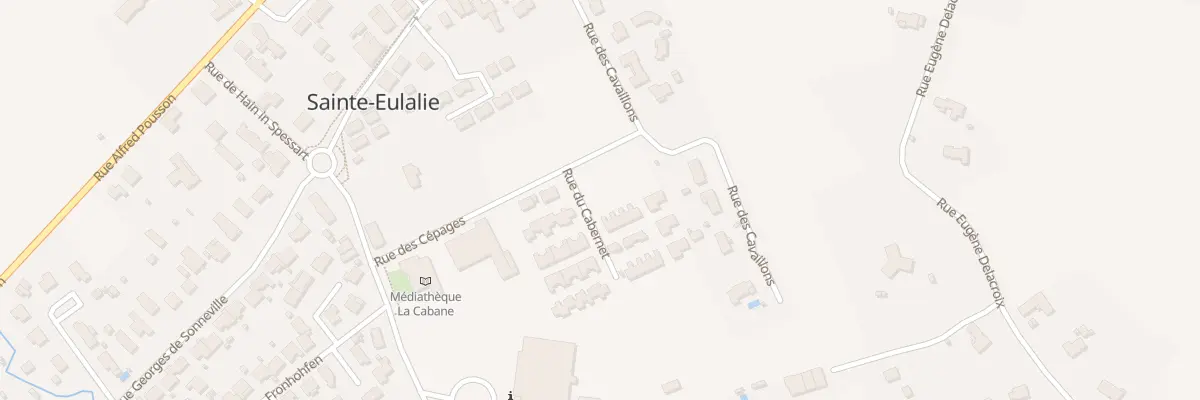 Plan du 43 Rue du Cabernet à Sainte-Eulalie