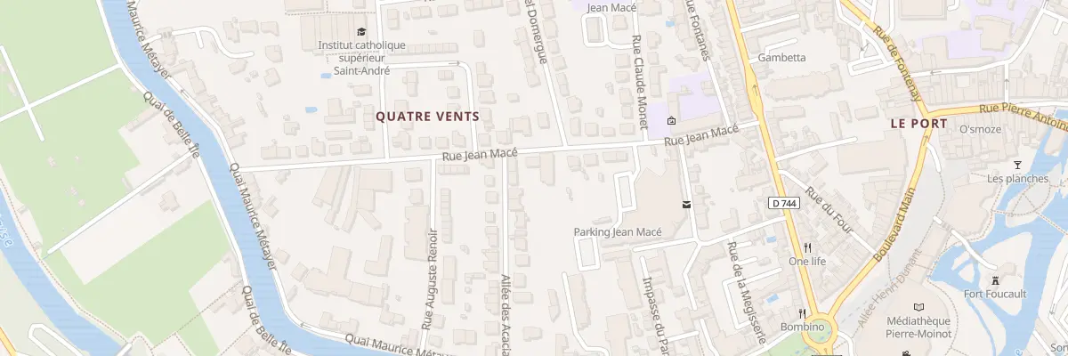 Plan du 27 Rue Jean Macé à Niort
