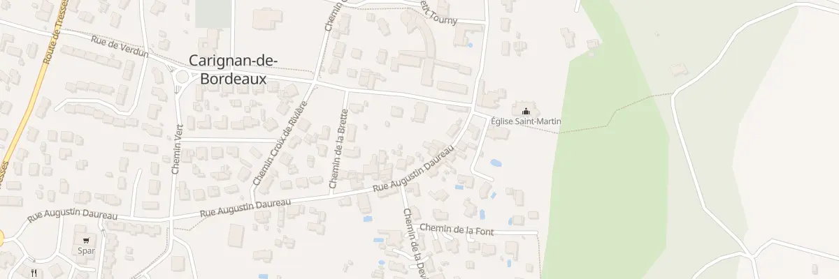 Plan du 67 Rue Augustin Daureau à Carignan-de-Bordeaux