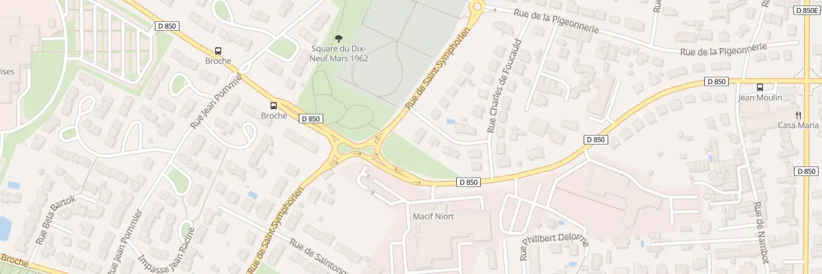 Plan du 151 Rue Saint-symphorien à Niort