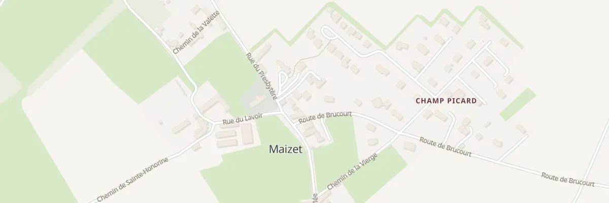 Plan du 2B Rue du Presbytère à Maizet
