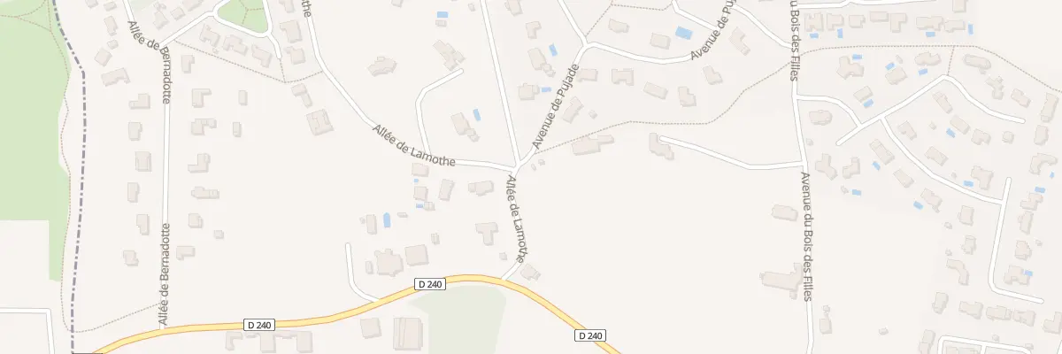 Plan du 7A All de Lamothe à Cénac