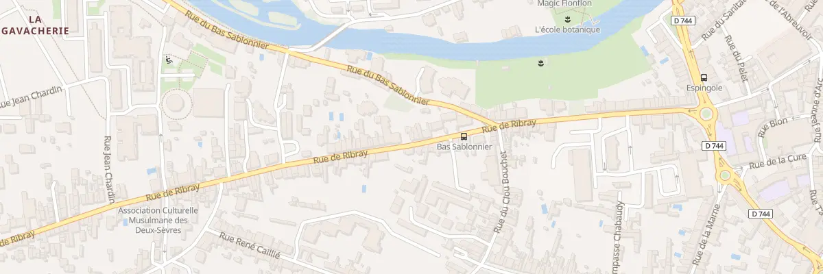 Plan du 58A Rue de Ribray à Niort