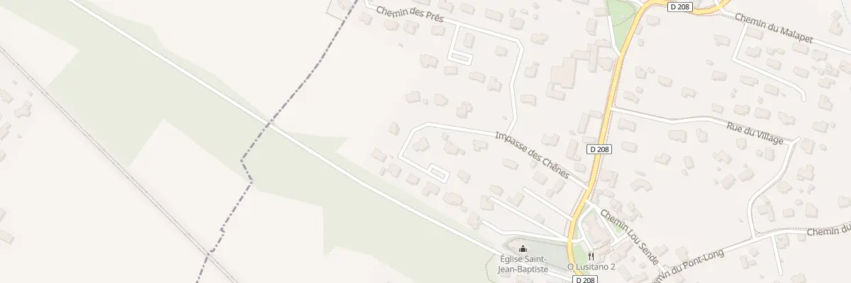 Plan du 13 Imp des Chênes à Poey-de-Lescar
