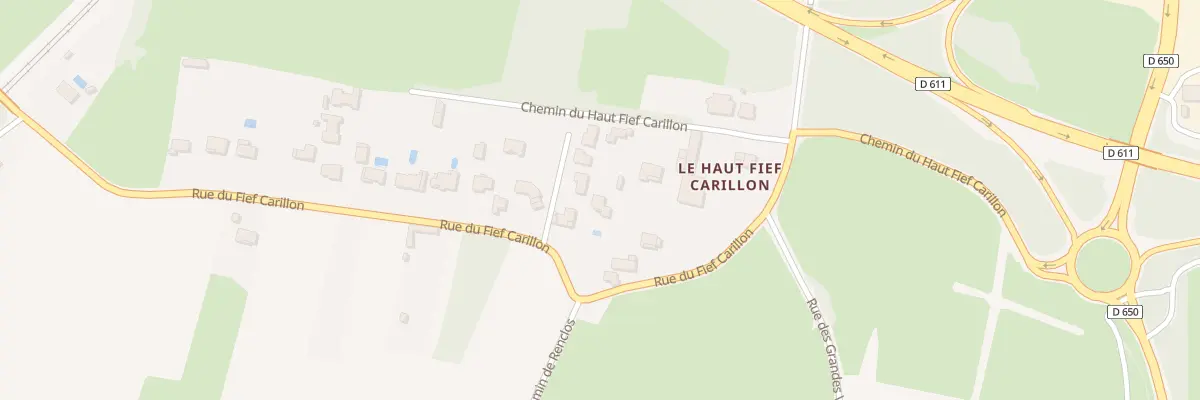 Plan du 22 Rue du Fief Carillon à Niort
