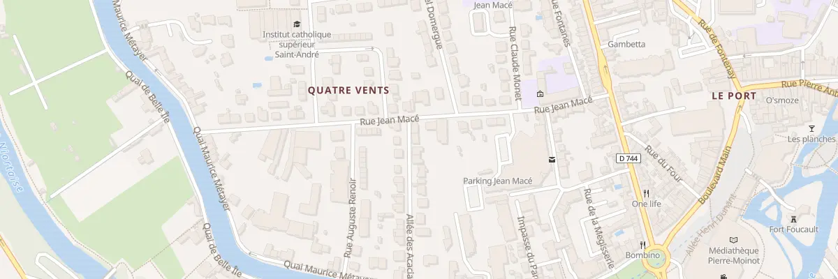 Plan du 24 All des Acacias à Niort