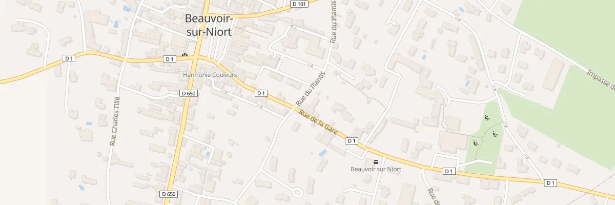 Plan du 151 Rue de la Gare à Beauvoir-sur-Niort