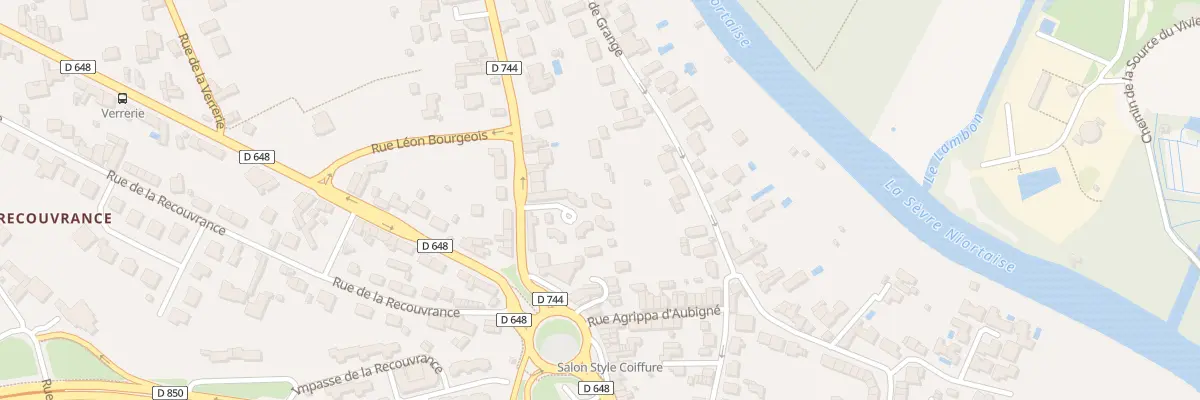 Plan du 16 Rte de Coulonges à Niort