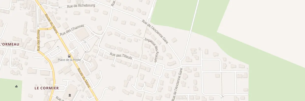 Plan du 3 Imp des Acacias à Vaiges