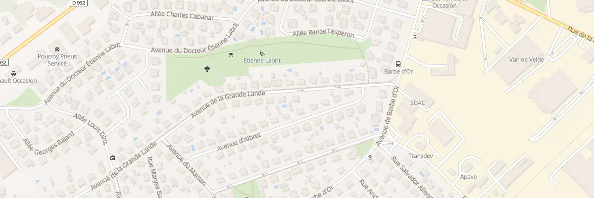 Plan du 43 Av de la Grande Lande à Mont-de-Marsan