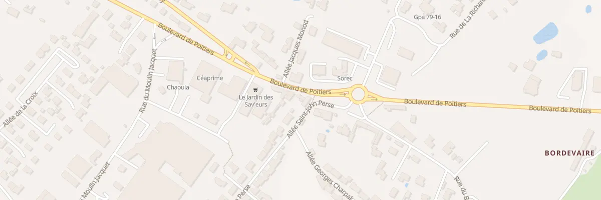 Plan du 149 Bd de Poitiers à Bressuire