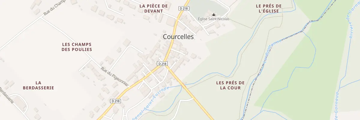Plan du 4B Imp du Marais à Courcelles